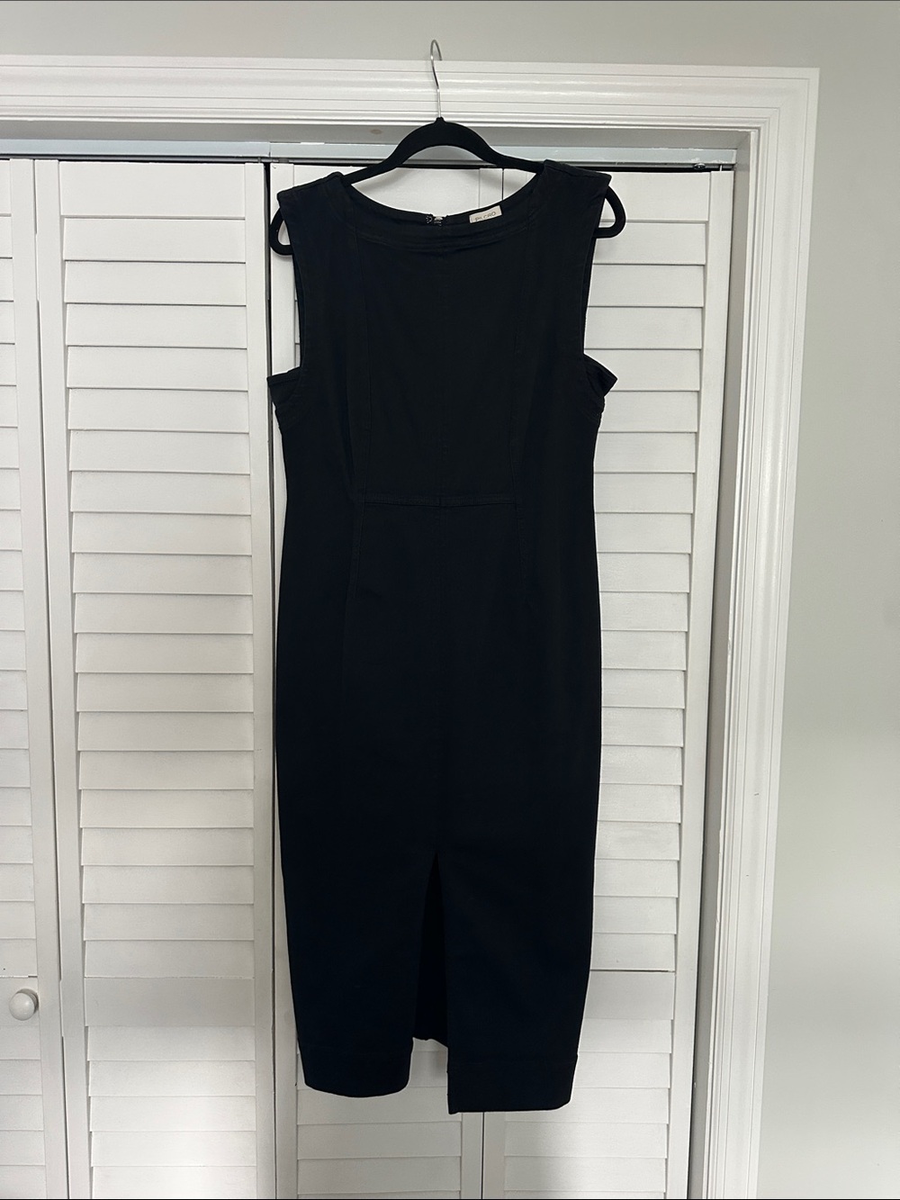 Pilcro Black Sleeveless Sheath Dress